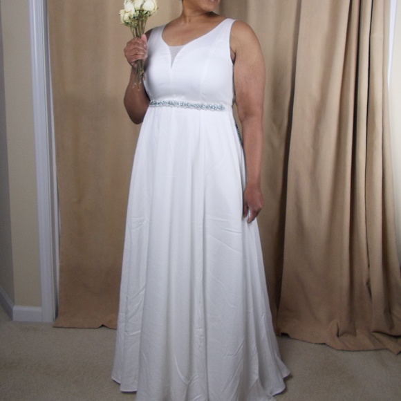 NWT Torrid IVORY JACQUARD SWEETHEART WEDDING GOWN Sz 10W - Picture 4 of 15